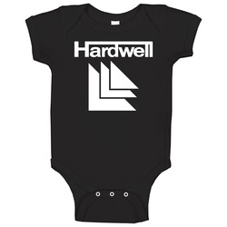 Hardwell Loogos 3 Black onesie Baby One Piece Hardwell Loogos 3 Black onesie Baby One Piece