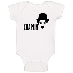 Charlie Chaplin Tv Personality onesie Baby One Piece Charlie Chaplin Tv Personality onesie Baby One Piece