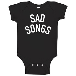 Kat Von D Inspired Sad Songs onesie Baby One Piece Kat Von D Inspired Sad Songs onesie Baby One Piece