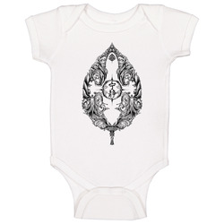 Serenity Victoriana Black onesie Baby One Piece Serenity Victoriana Black onesie Baby One Piece