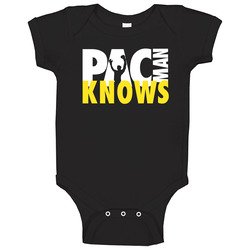 Pacman Knows Ultimate Fighting onesie Baby One Piece Pacman Knows Ultimate Fighting onesie Baby One Piece