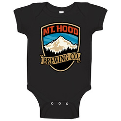 Mt. Hood Brewing Beer Logo onesie Baby One Piece Mt. Hood Brewing Beer Logo onesie Baby One Piece