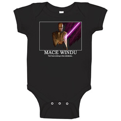 Mace Windu onesie Baby One Piece