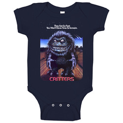 Critters Horror Movie onesie Baby One Piece Critters Horror Movie onesie Baby One Piece