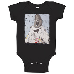 Michelle Obama Portrait Grunge onesie Baby One Piece Michelle Obama Portrait Grunge onesie Baby One Piece