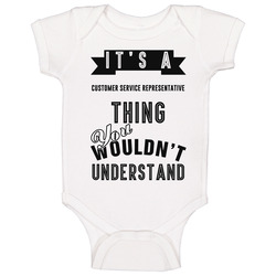 Its A Customer Service Representative Thing Occupation onesie Baby One Piece Its A Customer Service Representative Thing Occupation onesie Baby One Piece