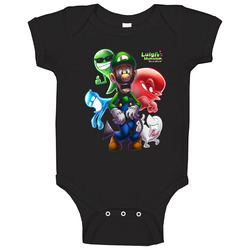 Luigi's Mansion 2 Super Mario Video Game Cool onesie Baby One Piece Luigi's Mansion 2 Super Mario Video Game Cool onesie Baby One Piece