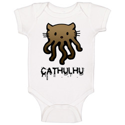 Cathulhu Funny Comic Parody Cats Cthulhu onesie Baby One Piece Cathulhu Funny Comic Parody Cats Cthulhu onesie Baby One Piece