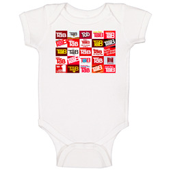 Tab Soda Pop Retro 80s Drink onesie Baby One Piece Tab Soda Pop Retro 80s Drink onesie Baby One Piece