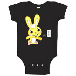 New Happy Tree Friends Cruddles Yellow Little Bunny onesie Baby One Piece New Happy Tree Friends Cruddles Yellow Little Bunny onesie Baby One Piece