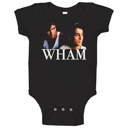 Wham! 80's Retro onesie Baby One Piece