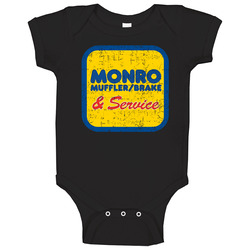 Monro Muffler And Brake Automobile Car Truck Motorcycle Auto Parts Cool Distressed Style Brand Logo Emblem onesie Baby One Piece Monro Muffler And Brake Automobile Car Truck Motorcycle Auto Parts Cool Distressed Style Brand Logo Emblem onesie Baby One Piece
