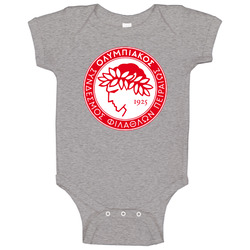 Olympiakos Fc Soccer Logo onesie Baby One Piece