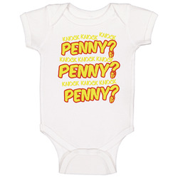 Big Bang Theory Penny onesie Baby One Piece Big Bang Theory Penny onesie Baby One Piece