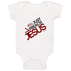 Just Preach Jesus onesie Baby One Piece Just Preach Jesus onesie Baby One Piece