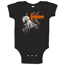 Castlevania Symphony Of Night Video Game 90s onesie Baby One Piece Castlevania Symphony Of Night Video Game 90s onesie Baby One Piece