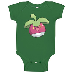 Bounsweet Pokemon Pig In onesie Baby One Piece Bounsweet Pokemon Pig In onesie Baby One Piece