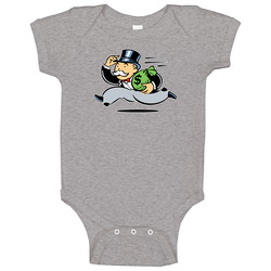 Monopoly Man, T-Shirt, Wealthy, Tycoon, Rich, Money Bags, Funny, Cartoon onesie Baby One Piece Monopoly Man, T-Shirt, Wealthy, Tycoon, Rich, Money Bags, Funny, Cartoon onesie Baby One Piece