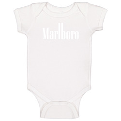 Marlboro Cigarettes onesie Baby One Piece Marlboro Cigarettes onesie Baby One Piece
