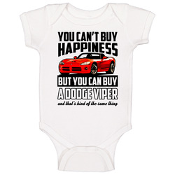 Can't Buy Happiness Buy A Dodge Viper Popular Car Lover Fan onesie Baby One Piece Can't Buy Happiness Buy A Dodge Viper Popular Car Lover Fan onesie Baby One Piece