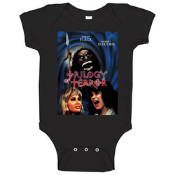 Trilogy Of Terror Cool Vintage 70's Movie onesie Baby One Piece Trilogy Of Terror Cool Vintage 70's Movie onesie Baby One Piece
