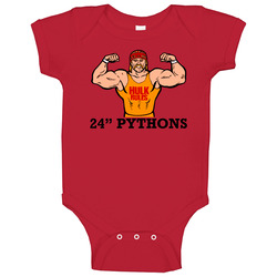 Hulk Hogan Pythons Retro Wrestling onesie Baby One Piece Hulk Hogan Pythons Retro Wrestling onesie Baby One Piece