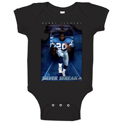 Retro Detroit Football Barry Sanders The Silver Streak onesie Baby One Piece Retro Detroit Football Barry Sanders The Silver Streak onesie Baby One Piece