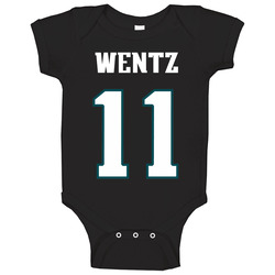 Philadelphia Eagles Carson Wentz 11 onesie Baby One Piece