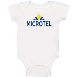 Microtel Accommodation Hotel Logo Cool Gift onesie Baby One Piece Microtel Accommodation Hotel Logo Cool Gift onesie Baby One Piece