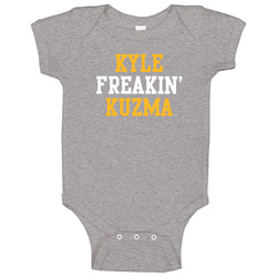 Kyle Freakin Kuzma Los Angeles Basketball Player Sports Fan onesie Baby One Piece Kyle Freakin Kuzma Los Angeles Basketball Player Sports Fan onesie Baby One Piece