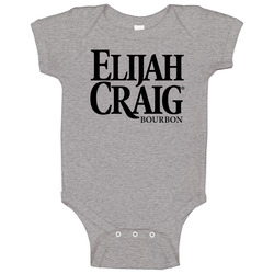 Elijah Craig Bourbon Logo Alcohol Drinking Gift onesie Baby One Piece Elijah Craig Bourbon Logo Alcohol Drinking Gift onesie Baby One Piece