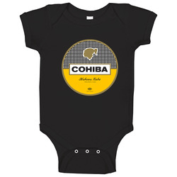 Cohiba, Habanos, T-shirt, Cigar, Tobaco, Cigarillo, Havana, Cuba, Cuban onesie Baby One Piece Cohiba, Habanos, T-shirt, Cigar, Tobaco, Cigarillo, Havana, Cuba, Cuban onesie Baby One Piece