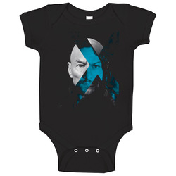 X-men Young Professor Vs Old Professor Faceoff Comic Movie Cool onesie Baby One Piece X-men Young Professor Vs Old Professor Faceoff Comic Movie Cool onesie Baby One Piece