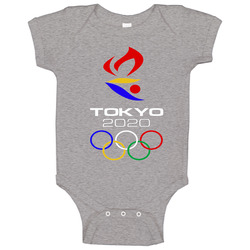 2020 New Tokyo Olympics Logo Summer Games onesie Baby One Piece