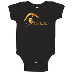 Napoleon Bonaparte French History Military Black onesie Baby One Piece Napoleon Bonaparte French History Military Black onesie Baby One Piece