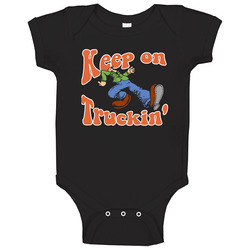Keep On Truckin 2 onesie Baby One Piece