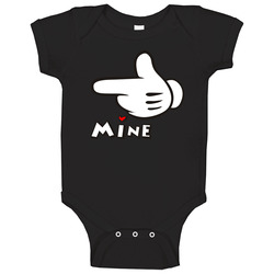 Mine Hand Right onesie Baby One Piece Mine Hand Right onesie Baby One Piece