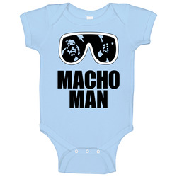 Macho Man Randy Savage onesie Baby One Piece