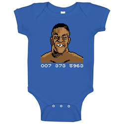 Mike Tyson's Punch Out NES Nintendo Game T shirt Retro Code Tee onesie Baby One Piece Mike Tyson's Punch Out NES Nintendo Game T shirt Retro Code Tee onesie Baby One Piece