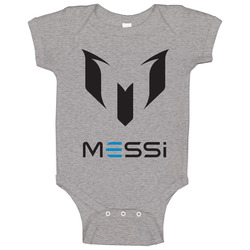 Lionel Messi Men Standard Ringed onesie Baby One Piece