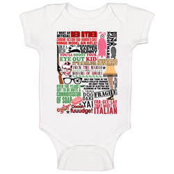 A Christmas Story Funny Holiday Movie Quote Mashup Trending Gift onesie Baby One Piece A Christmas Story Funny Holiday Movie Quote Mashup Trending Gift onesie Baby One Piece