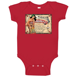 Vintage Cuban Cigar Partagas Tobacco Smoke Trending Label Red T Shirtprt onesie Baby One Piece Vintage Cuban Cigar Partagas Tobacco Smoke Trending Label Red T Shirtprt onesie Baby One Piece