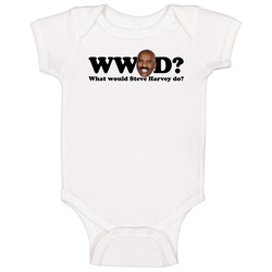 What Would Steve Harvey Do Funny onesie Baby One Piece What Would Steve Harvey Do Funny onesie Baby One Piece