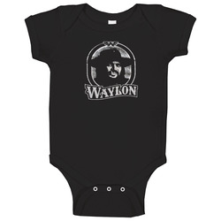 Waylon Waylon Jennings Music onesie Baby One Piece Waylon Waylon Jennings Music onesie Baby One Piece