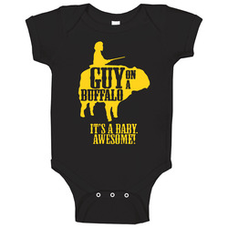 Yellowstone Guy On A Buffalo It's A Baby Awesome onesie Baby One Piece Yellowstone Guy On A Buffalo It's A Baby Awesome onesie Baby One Piece