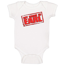 My Name Is Earl Funny Tv onesie Baby One Piece My Name Is Earl Funny Tv onesie Baby One Piece