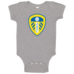 Leeds United F.c. Badge Football Soccer Club Uk Premier League Biesla 2020 Yellow onesie Baby One Piece