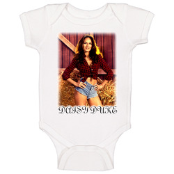 Daisy Duke onesie Baby One Piece