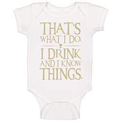 Drink White onesie Baby One Piece