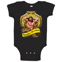 Ravishing Rick Rude Wrestling Tribute onesie Baby One Piece